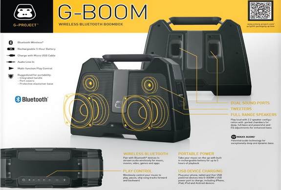 g boom speaker