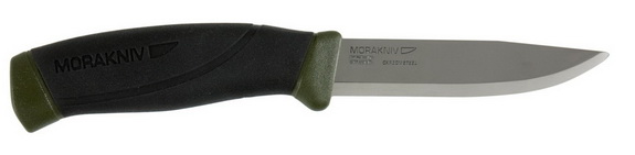 Morakniv Companion Fixed Blade Outdoor Knife with Sandvik Carbon Steel Blade