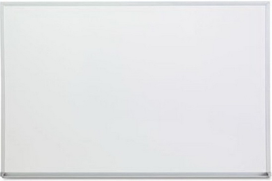 Universal 43623 Dry Erase Board, Melamine, 36w x 24h, Satin-Finished Aluminum Frame