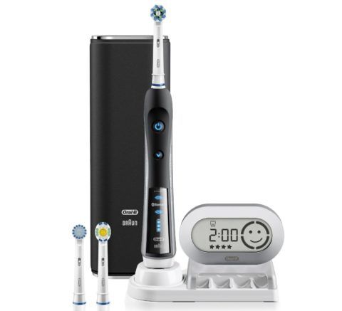 Oral-B Pro 7000 SmartSeries Black Electronic Power Rechargeable Toothbrush with Bluetooth
