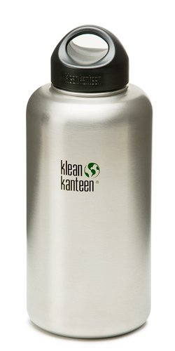 Klean Kanteen Wide Mouth Stainless Steel Water Bottle