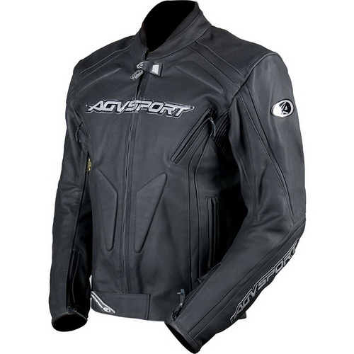 AGV Sport Dragon Men's Leather Street Motorcycle Jacket AGV Sport Dragon Men's Leather Street Motorcycle Jacket