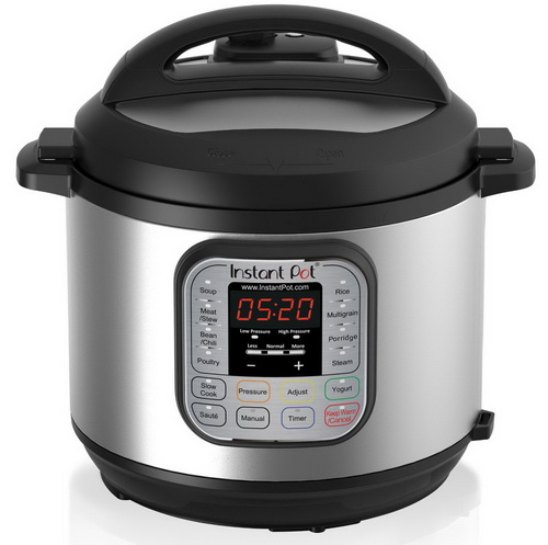 Instant Pot IP-DUO60 7-in-1 Programmable Pressure Cooker with Stainless Steel Cooking Pot and Exterior Instant Pot IP-DUO60 7-in-1 Programmable Pressure Cooker with Stainless Steel Cooking Pot and Exterior
