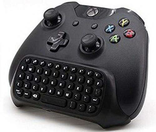 2.4G Mini Wireless Chatpad Message Game Controller Keyboard for Microsoft Xbox One Controller Black