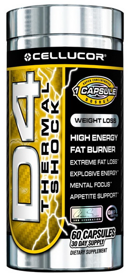 Cellucor D4 Thermal Shock Thermogenic Fat Burner