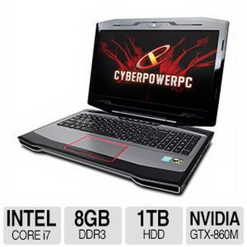 CyberPowerPC Raven HX6-125 Gaming Laptop CyberPowerPC Raven HX6-125 Gaming Laptop
