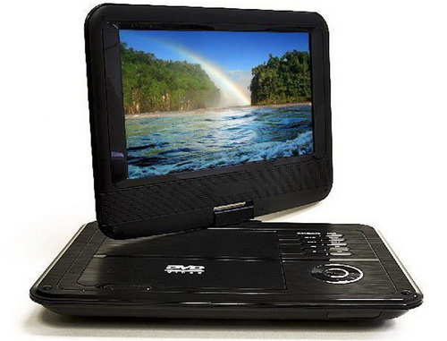 Orei DVD-P901 9-Inch Swivel Screen Multi Region Free Portable DVD Player