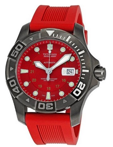Victorinox Swiss Army Men's 241353 Dive Master Red Dial Watch