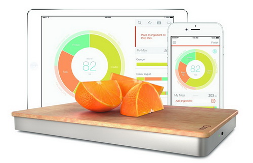 The Orange Chef Prep Pad- Smart Food Scale