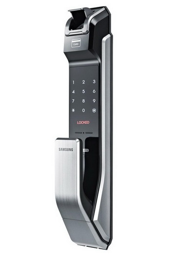 Samsung Digital Door Lock SHS-P718 Fingerprint Push Pull Two Way Latch Mortise