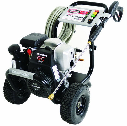 Simpson MSH3125-S MegaShot 3100 PSI 2.5 GPM Honda GC190 Engine Gas Pressure Washer