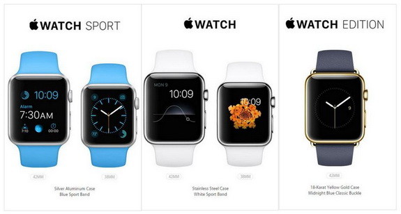 Apple Watch Sport Apple Watch Edition and Apple Watch Hermes