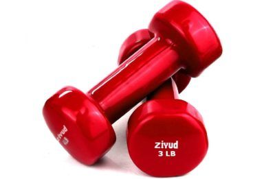 Set of 2 Vinyl Coated Dumbbells, With A Great Non Slip Grip