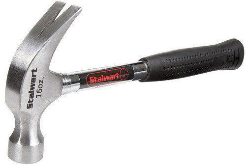 Stalwart 75-HT3001 16 oz Tubular Steel Claw Hammer