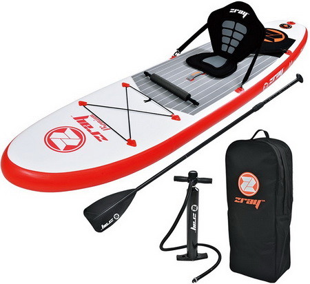 Zray Paddle Board 9'10" Inflatable SUP Package (Board + Pump + Paddle + Backpack bag)