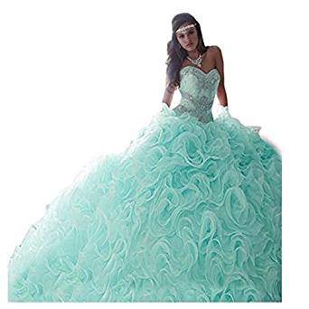 Chady Women's Crystals Ball Gown Long Princess Wedding dresses for Bride 2017 dresses Quinceanera Dresses Long