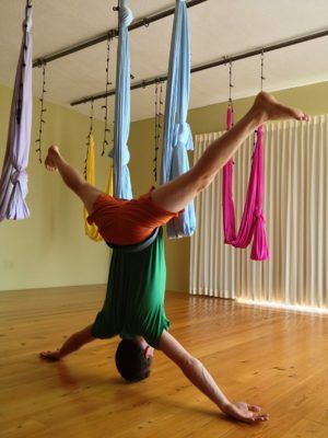 Deluxe Aerial Yoga Hammock (Yoga Swing Aerial Yoga, Unnata, Flying Antigravity)