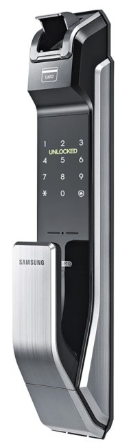 Samsung Digital Door Lock SHS-P718 Fingerprint Push Pull Two Way Latch Mortise