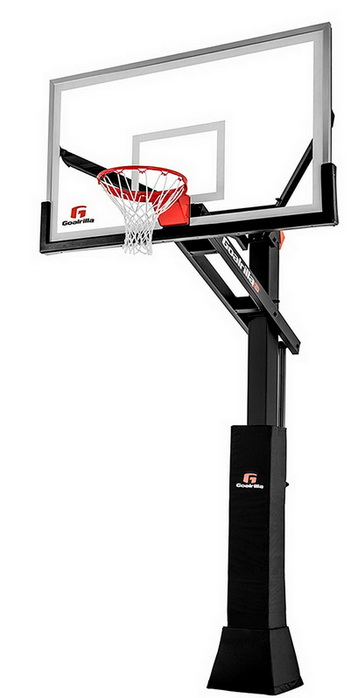 Goalrilla CV72 in ground Basketball hoop System with STBLZR Technology