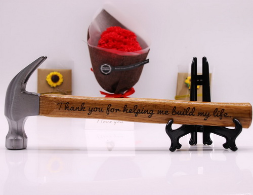 Wood handle hammer for dad- DIY gift idea