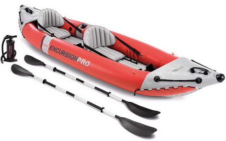 Intex Excursion Pro Kayak, Professional Inflatable Fishing Kayak - marvelose gift idea for dad