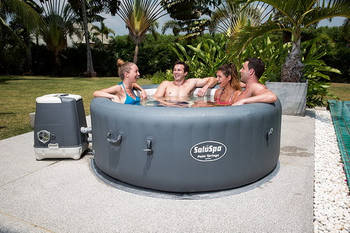 SaluSpa Palm Springs HydroJet Inflatable Hot Tub - Cool gift idea for dad