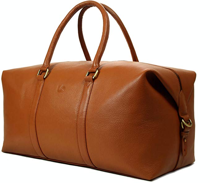 LeftOver Studio Expandable Weekend Overnight Travel Duffle Bag for men