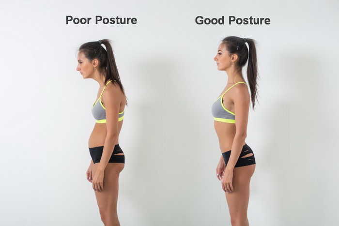 Poor posture Vs Good Posture