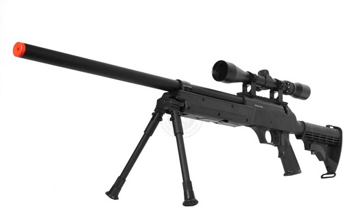 WellFire APS SR-2 Modular Full Metal Bolt Action Airsoft Sniper Rifle