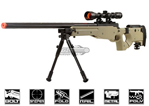 Well Full Metal MB08 Bolt Action Airsoft Sniper Rifle