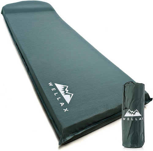 WELLAX UltraThick FlexFoam Sleeping Pad - Camping Bed Idea