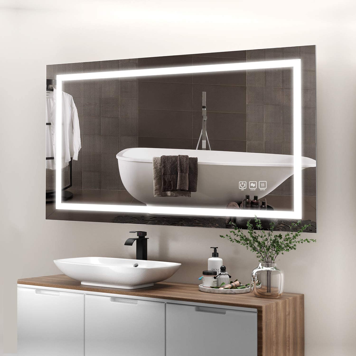 10 Best Bathroom Vanity Mirrors with LED Lights 2020 (Reviews)