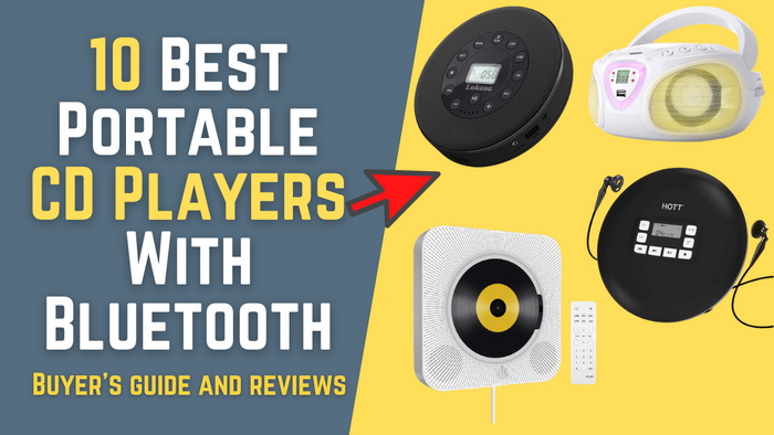 Best Portable CD Players With Bluetooth