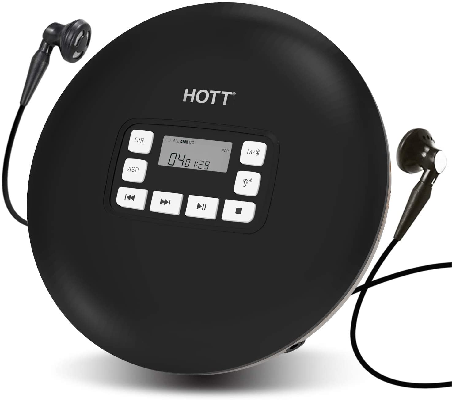 HOTT CD611T Bluetooth Portable CD Player
