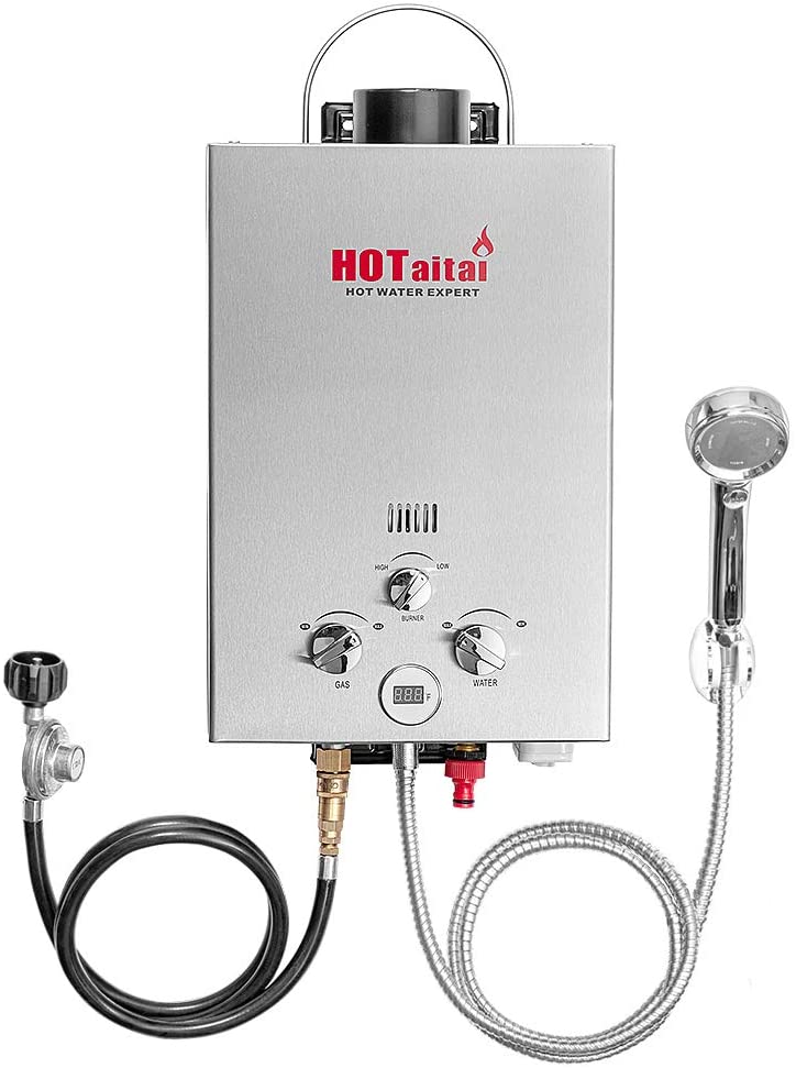 HOTAITAI 4L Portable Propane Water Heater