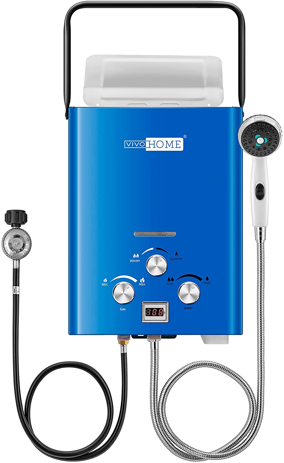 VIVOHOME 1.6GMP 6L Propane Gas Tankless Water Heater