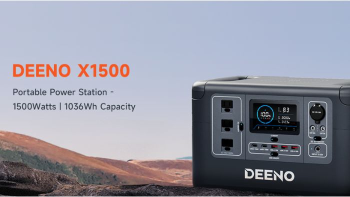 DEENO X1500 Portable Power Station (1500W, 1036Wh) Review