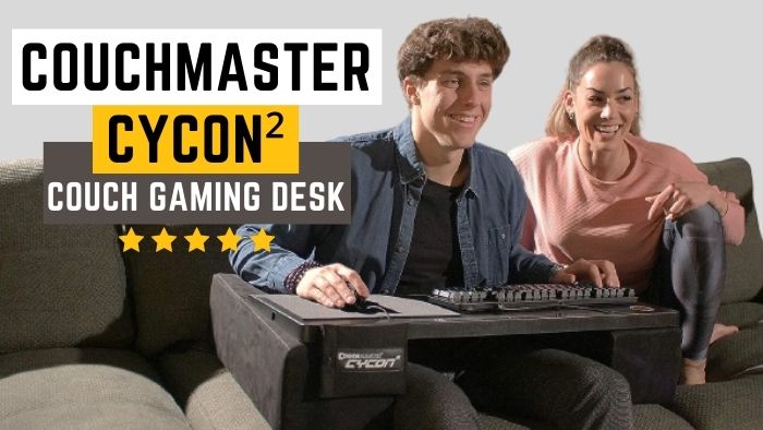 Couchmaster CYCON² Black Edition - Couch Gaming Desk
