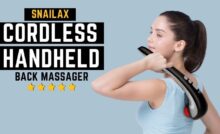 Snailax Cordless Handheld Back Massager