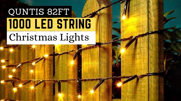 Illuminate Your Holidays with Quntis 82ft 1000 LED String Christmas Lights