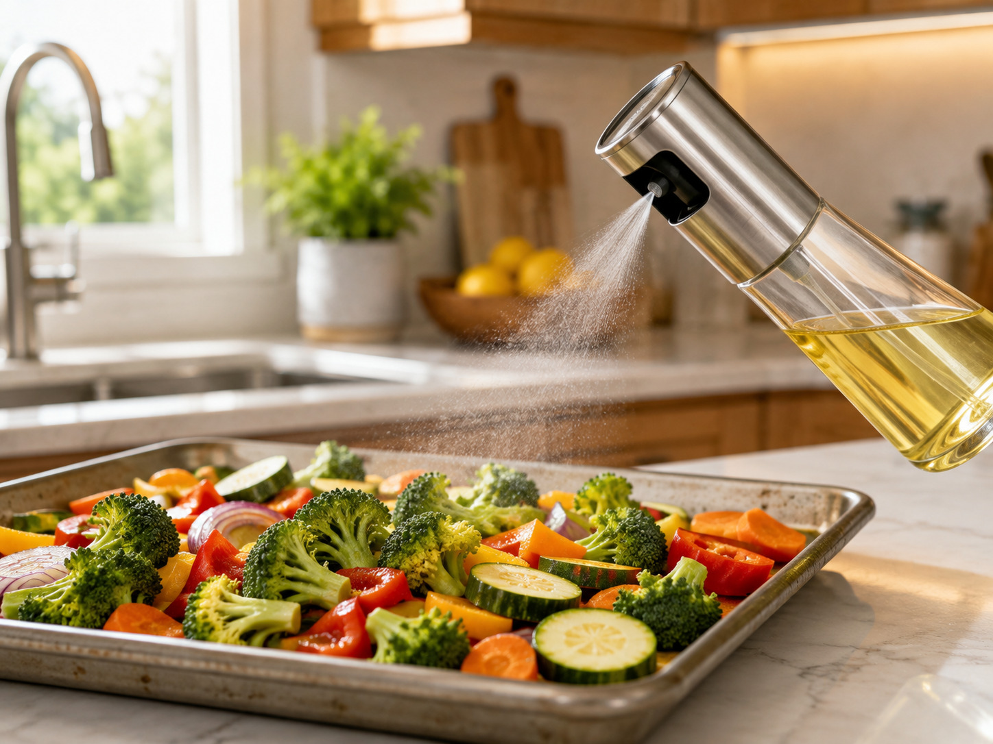 Digital meat thermometer checking cooked chicken in a skillet